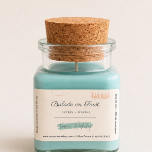 Bougie parfumée Balade en Foret Tauriac Workshop