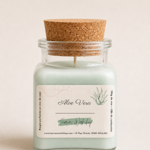 Bougie parfumée Aloe Vera Tauriac Workshop