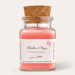 Bougie parfumée Barbe à Papa Tauriac Workshop