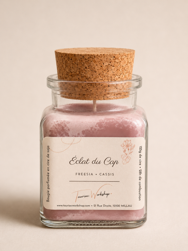 Bougie parfumée Éclat du Cap Tauriac Workshop