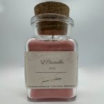 Bougie parfumée "L'Eternelle" de Tauriac Workshop (bougie rose)