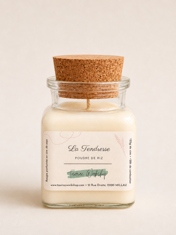 Bougie parfumée La Tendresse Tauriac Workshop