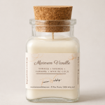 Bougie parfumée Macaron Vanille Tauriac Workshop