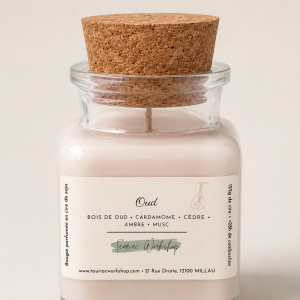 Bougie parfumée Oud Tauriac Workshop