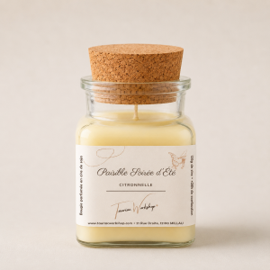 Bougie parfumée Paisible Soirée d'Été Tauriac Workshop