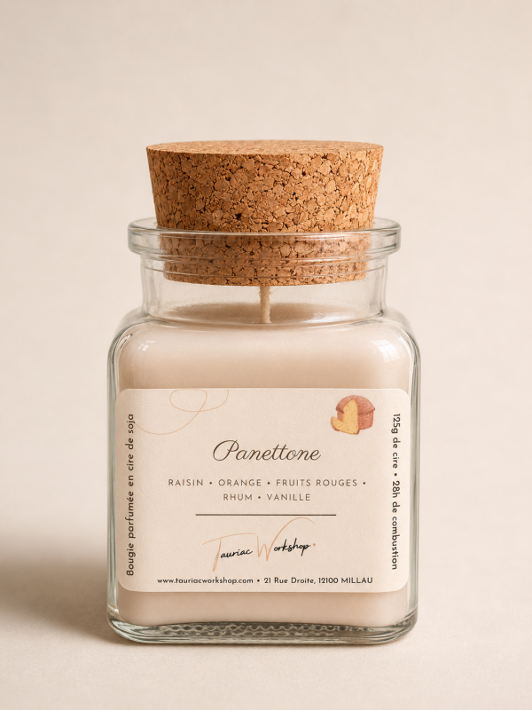 Bougie parfumée Panettone Tauriac Workshop