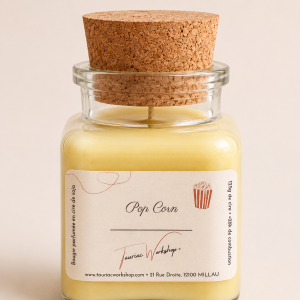 Bougie parfumée Pop Corn Tauriac Workshop