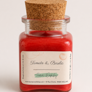 Bougie parfumée Tomate & Basilic Tauriac Workshop