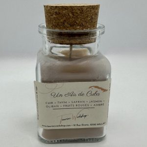 bougie parfumée "Un Air de Cuba" de Tauriac Workshop