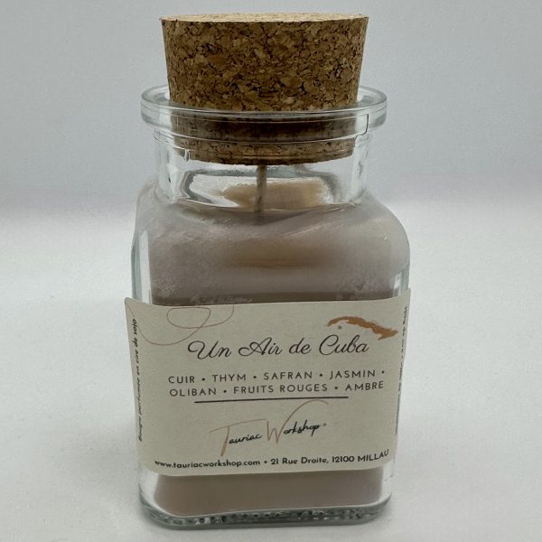 bougie parfumée "Un Air de Cuba" de Tauriac Workshop