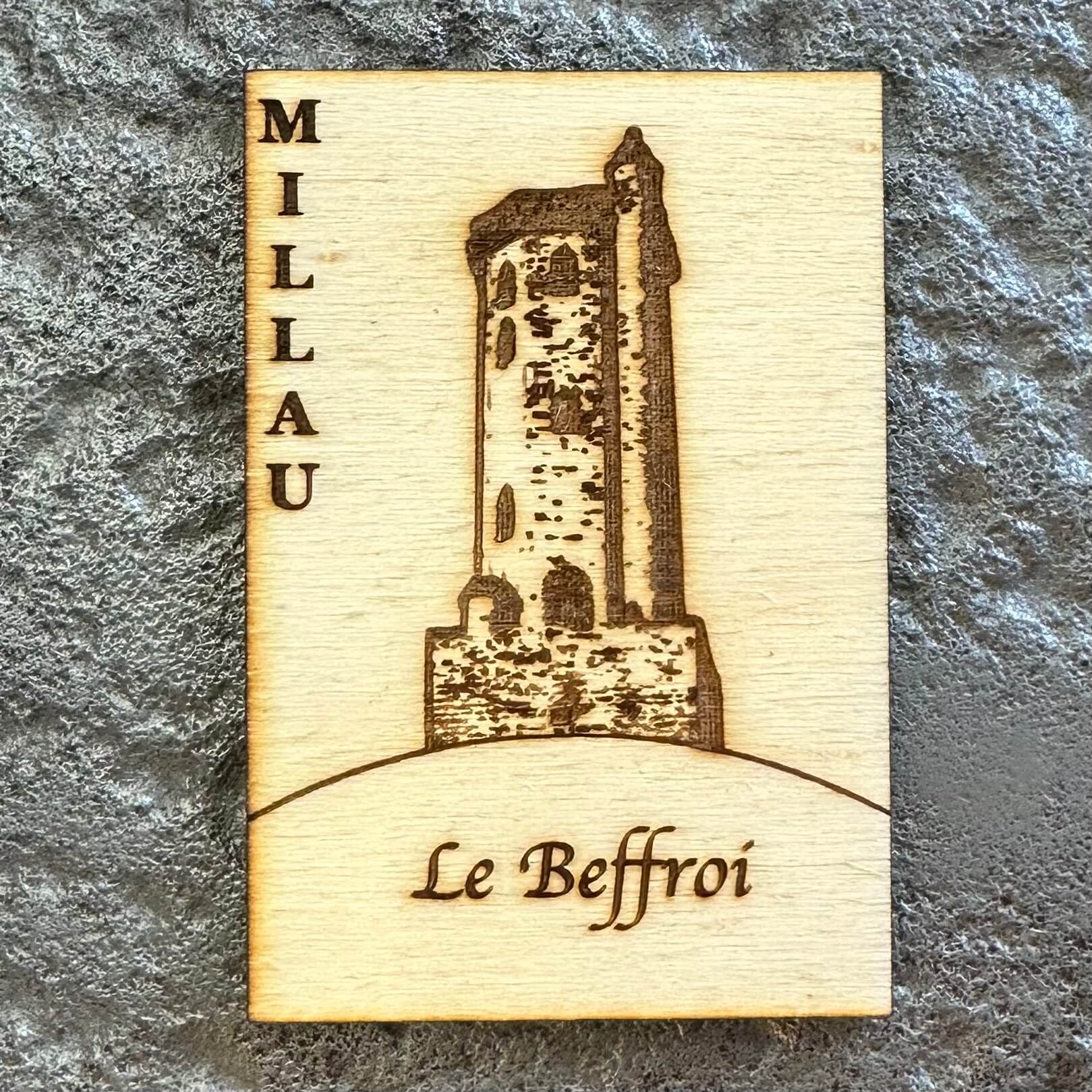 Magnet en bois | La Compagnie du Dragon