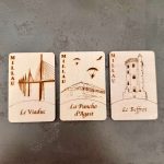 Collection "Millau" - magnets en bois - Tauriac Workshop