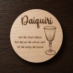 Dessous de verre Cocktail Daiquiri Tauriac Workshop