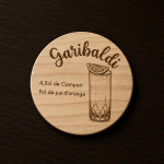 Dessous de verre Cocktail Garibaldi Tauriac Workshop