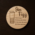 Dessous de verre Cocktail Gin Fizz Tauriac Workshop
