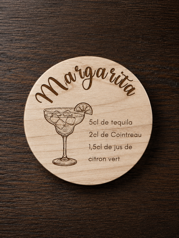 Dessous de verre Cocktail Margarita Tauriac Workshop