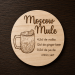 Dessous de verre Cocktail Moscow Mule Tauriac Workshop