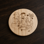 Dessous de verre Apéro élégant chez les brebis Tauriac Workshop
