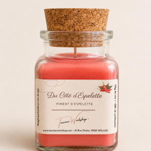 Bougie parfumée Du Côté d'Espelette Tauriac Workshop