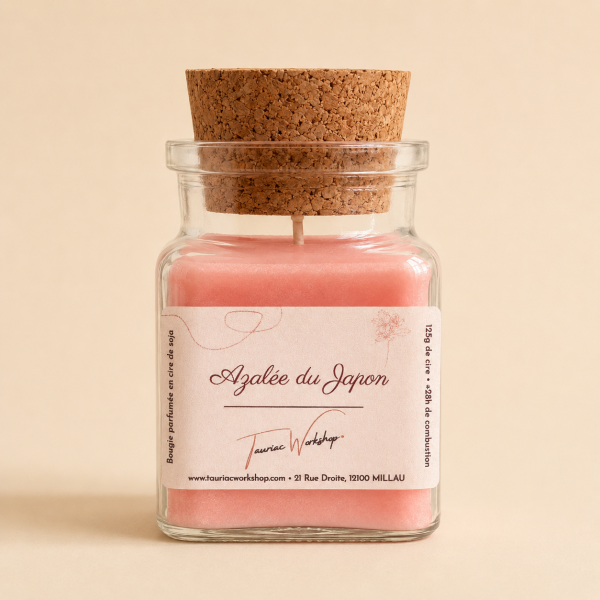 Bougie parfumée Azalée du Japon Tauriac Workshop