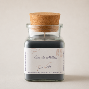 Bougie parfumée Cuir de Millau Tauriac Workshop