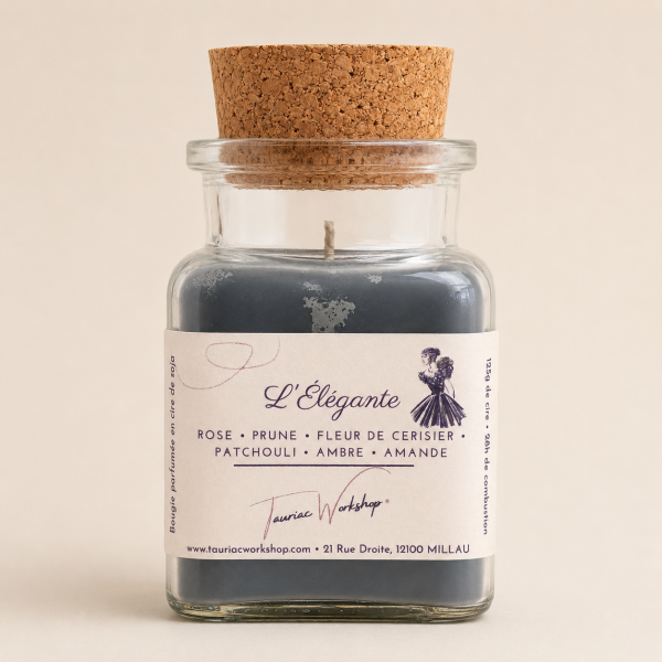 Bougie parfumée L'Élégante Tauriac Workshop