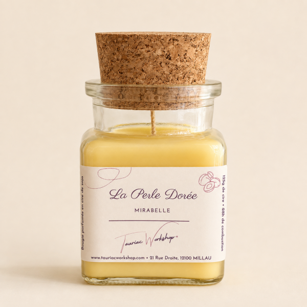 Bougie parfumée La Perle Dorée Tauriac Workshop